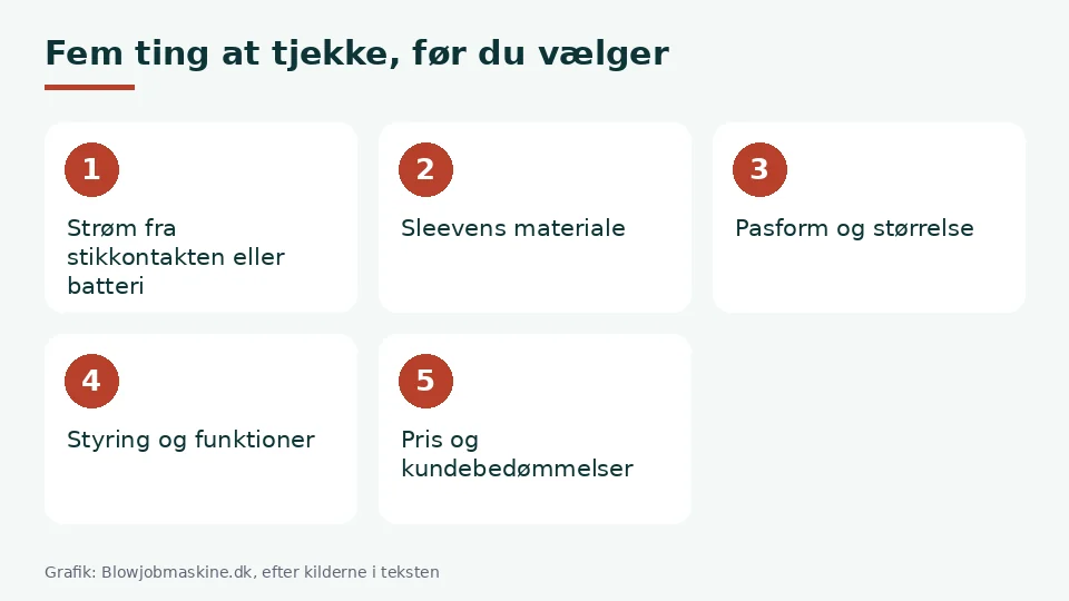 Sådan vælger du blowjobmaskine: fem ting at tjekke, fra strøm og sleeve til pasform, styring og pris
