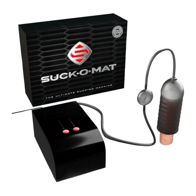 Suck-O-Mat (første udgave) i oversigten over blowjobmaskiner og nære alternativer (produktfoto fra Sinful)